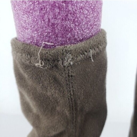 SCHUTZ Mislane Tan Suede Mid Calf Sock Bootie Size 6 B - Picture 8 of 16